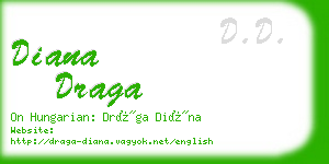 diana draga business card